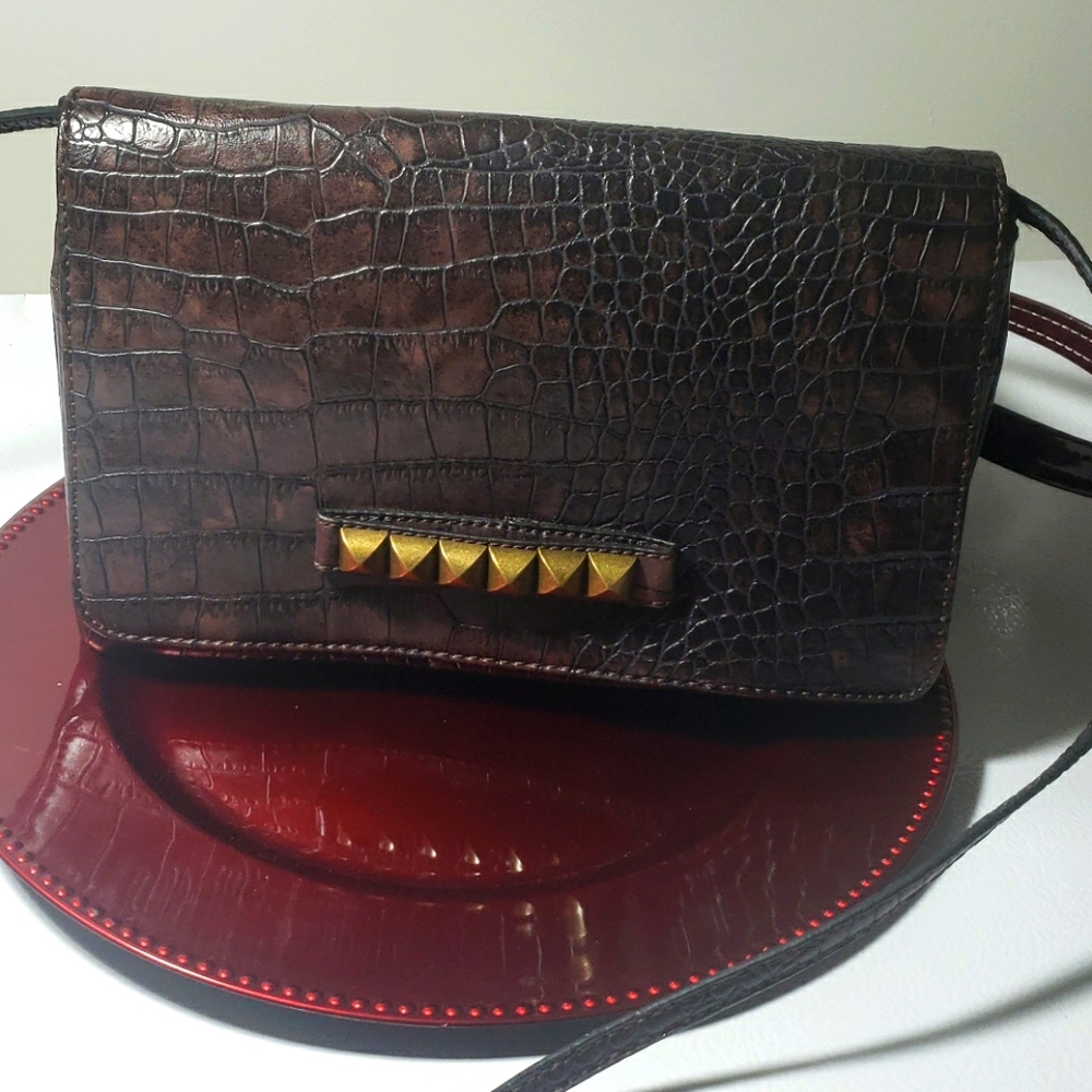 Cosmopolitan croc clutch/Crossbody bag